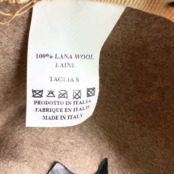 HTC Hollywood Trading Company Fedora‎ Hat Band 100% Wool Small Camel Brown main image 6